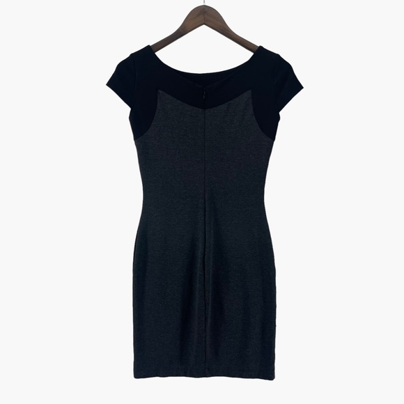 Amanda Uprichard Gray and Black Bodycon Mini Dress - Picture 2 of 7